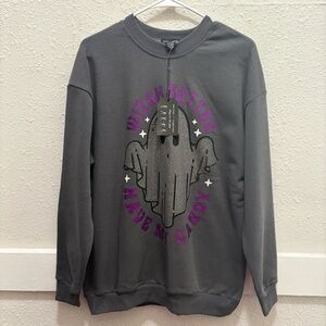 Better Together Halloween "Witch Better Have My Candy" Bedazzled Sweatshirt NEW